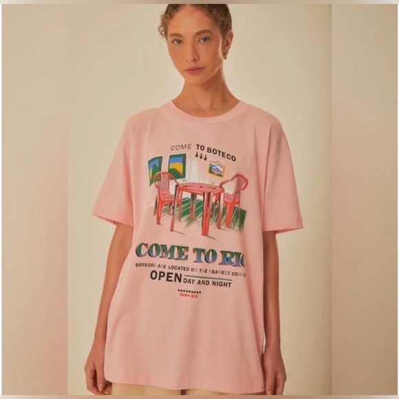 FARM Rio Tops - Farm Rio “Come to Rio” Graphic T-Shirt
